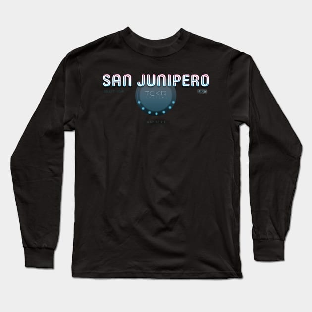 San Junipero - Black Mirror Long Sleeve T-Shirt by michelevalerio